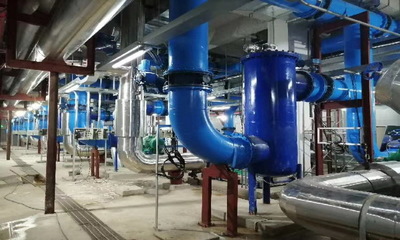 我公司承建的?？谑忻捞m機場二期擴建工程制冷站工程通過初步驗收